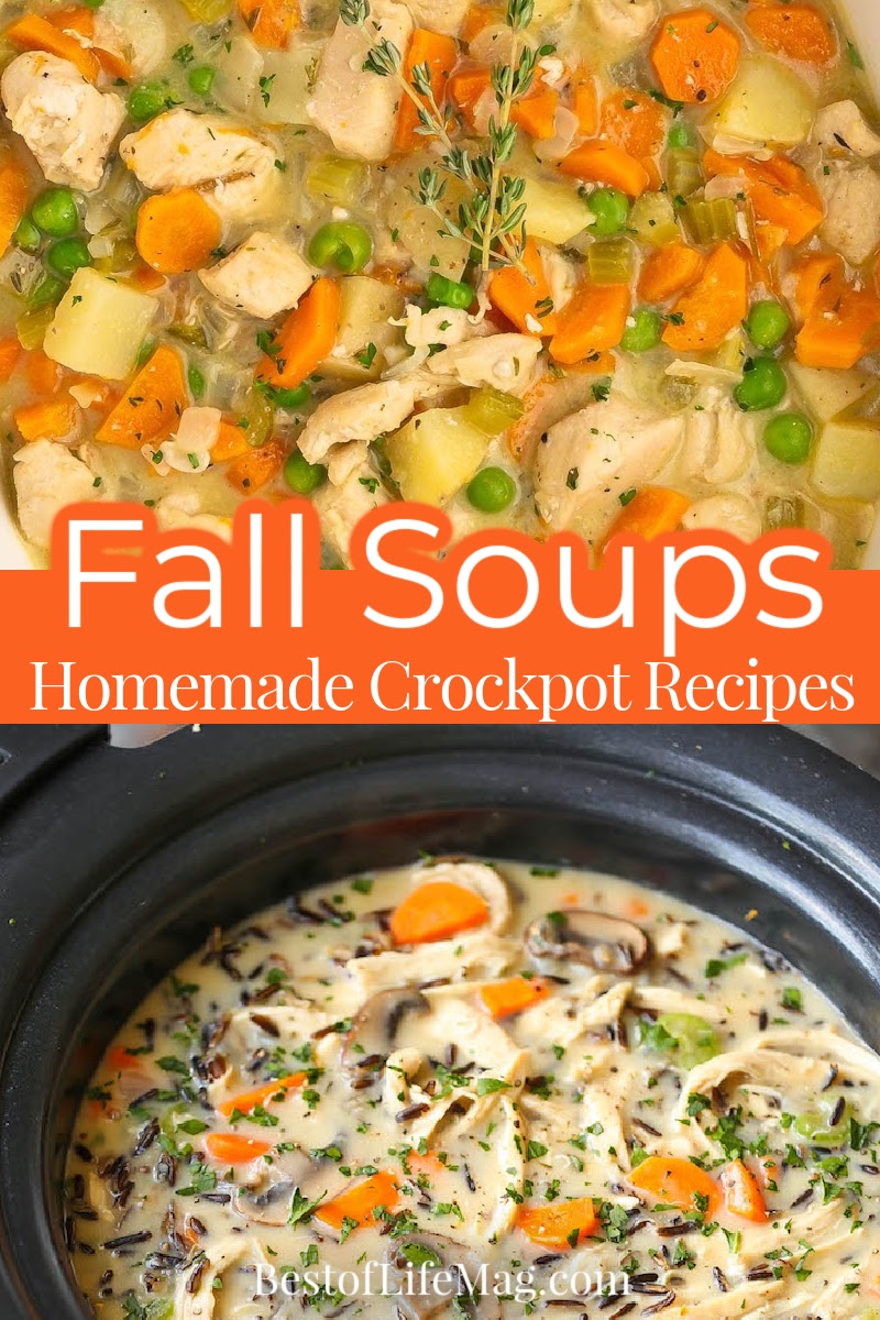 Use the best crock pot soups for fall recipes to make some delicious comfort food the whole family will enjoy this time of year. via @amybarseghian