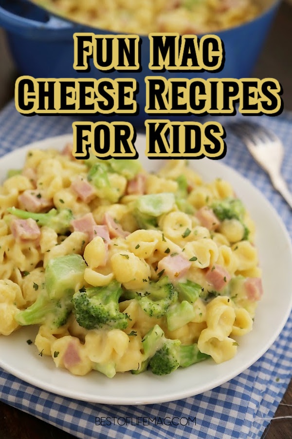 Kid-friendly macaroni and cheese recipes will help your children clean their plate and these are easy family dinner recipes, too!
