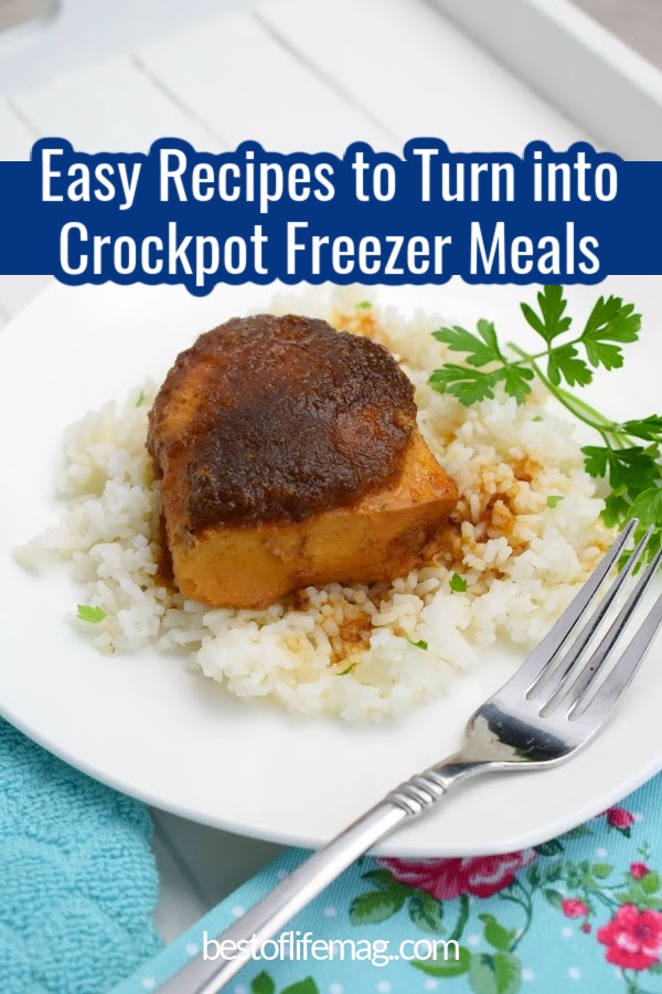 Delicious crockpot freezer meals for two make for an easy date night dinner at home or just a nice crockpot recipe to try for fun. via @amybarseghian