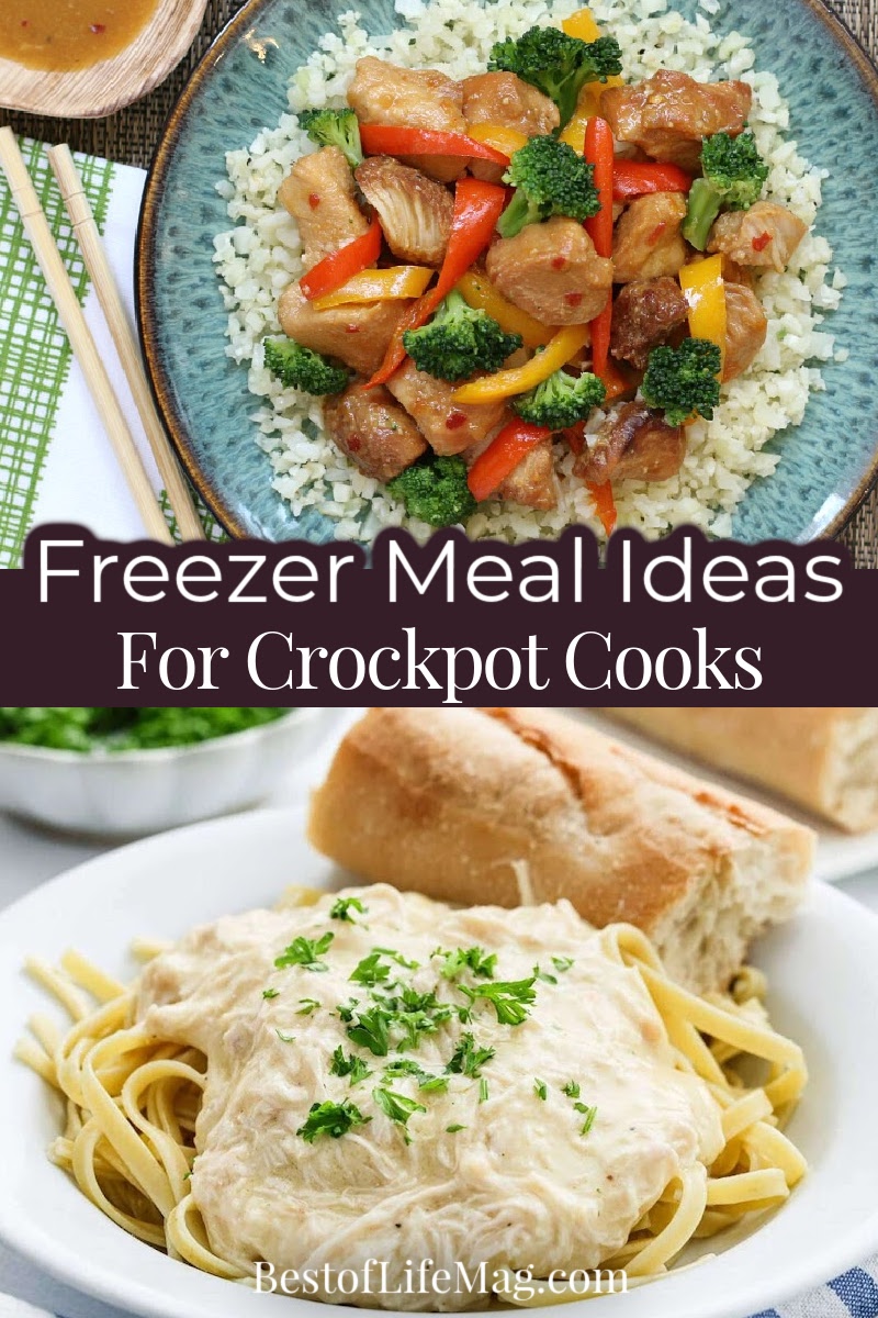 Delicious crockpot freezer meals for two make for an easy date night dinner at home or just a nice crockpot recipe to try for fun. via @amybarseghian