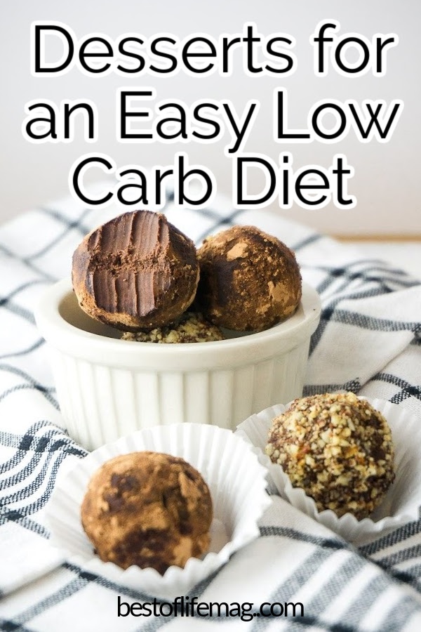 Finding delicious low carb desserts will help you be successful on a low carb diet tip. These low carb 2 ingredient desserts are easy to make and help satisfy a sweet tooth. via @amybarseghian