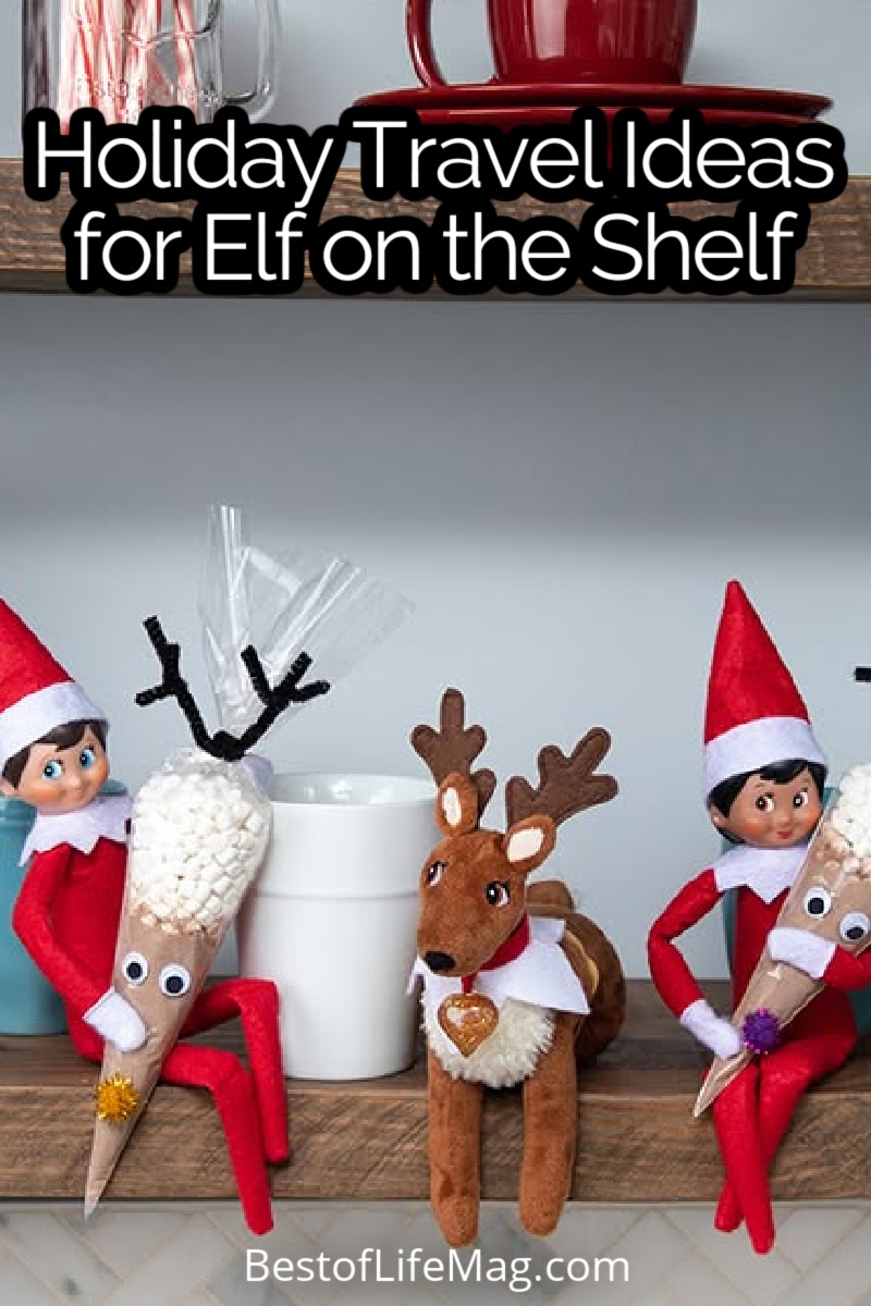 Carry your Elf on the Shelf with you with these fun and creative Elf on the Shelf Jar Ideas. via @amybarseghian