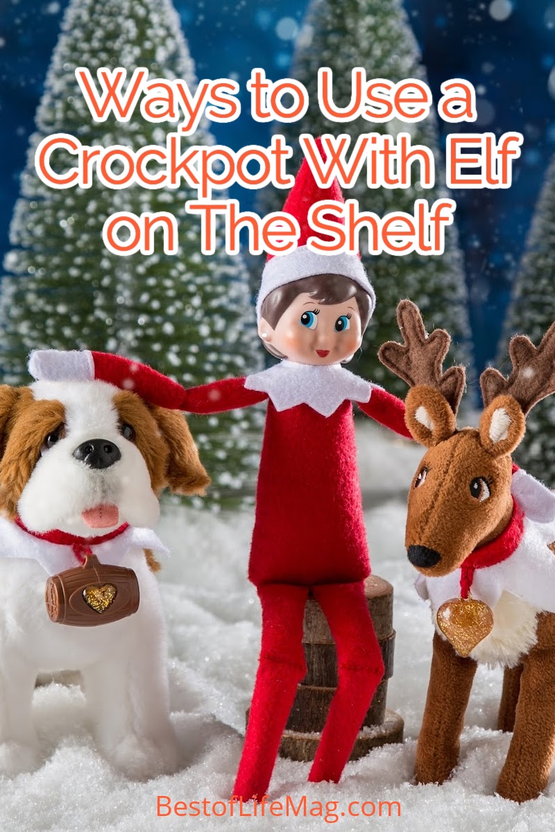 Need some Elf ideas for inspiration? Use these Elf on the Shelf crockpot ideas to get creative this holiday season and to delight your kids. via @amybarseghian