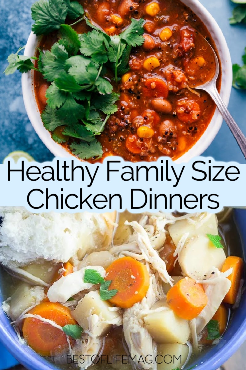 Use the best healthy slow cooker recipes with chicken to make for easy meal planning and healthy dinners everyone will enjoy. via @amybarseghian