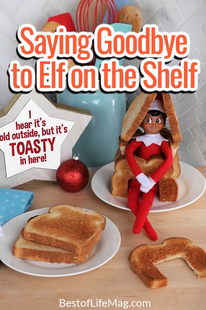 As you make final preparations for Christmas, don't forget about saying goodbye to Elf on the Shelf! Here are some ideas for saying goodbye to Elf! via @amybarseghian