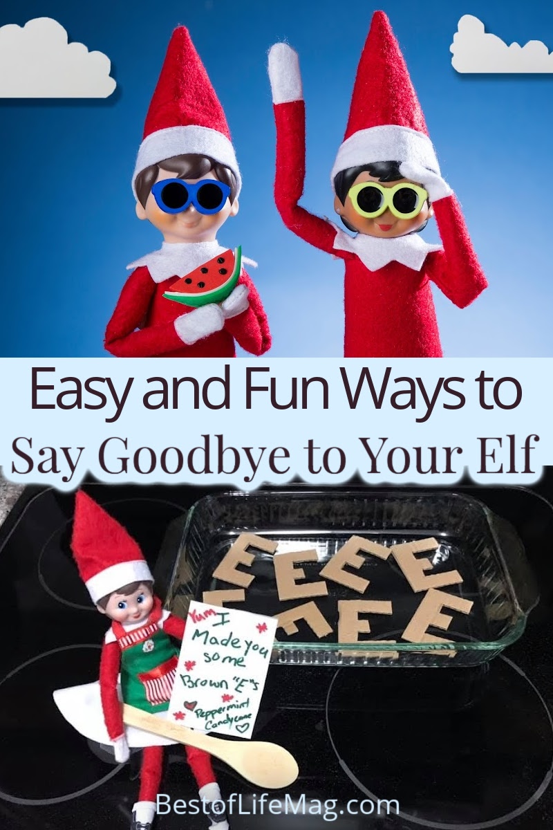 As you make final preparations for Christmas, don't forget about saying goodbye to Elf on the Shelf! Here are some ideas for saying goodbye to Elf! via @amybarseghian