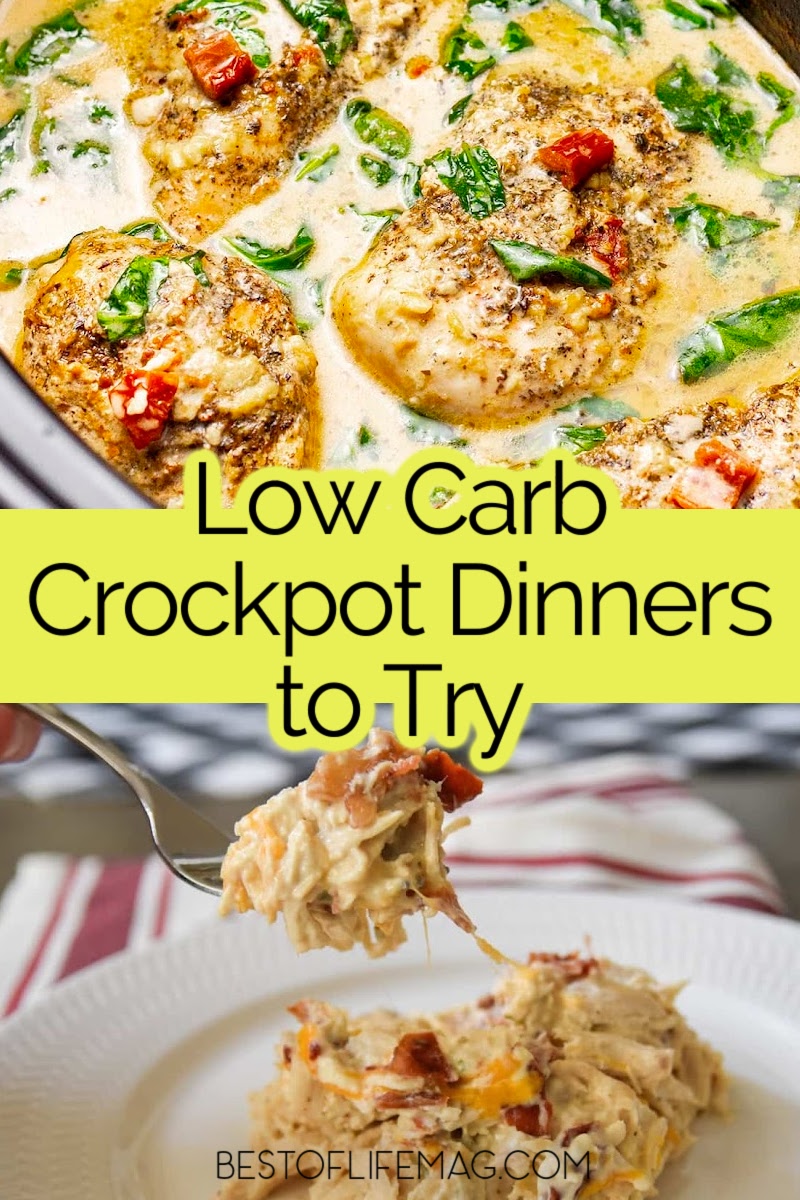 These low carb crockpot recipes for dinner prove that healthy meals, shared with a family or a crowd, can be easy and delicious. via @amybarseghian