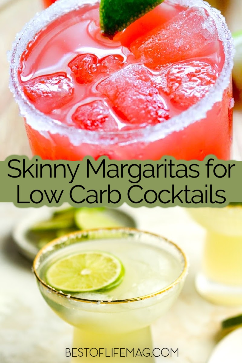 The best low carb skinny margarita recipes will let you forget the worries of drinking while watching calories so you can just enjoy the best skinny margaritas. via @amybarseghian